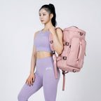 LVQUE 2in1 유니섹스 백팩 - 프리미엄 방수 스포츠 백팩 겸용 여행 가방