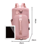 LVQUE 2in1 유니섹스 백팩 - 프리미엄 방수 스포츠 백팩 겸용 여행 가방