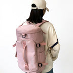 LVQUE 2in1 유니섹스 백팩 - 프리미엄 방수 스포츠 백팩 겸용 여행 가방